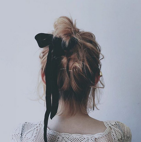 森女系发型图片 搭配丝带皮革波西米亚流苏