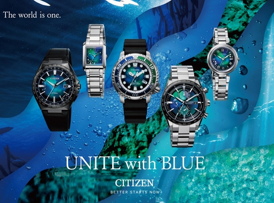 结构色还原海洋风情 西铁城“蓝色海洋”主题全系列腕表上市